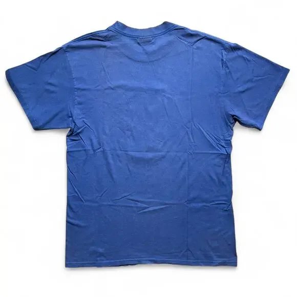 Vintage Y2k Nike Air Basketball Swoosh T Shirt Blue Team Silver Tag Hooper Star - Picture 5 of 8